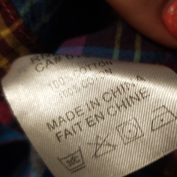 (🏷2/20)Blue Plaid L/S Shirt - Picture 5 of 5